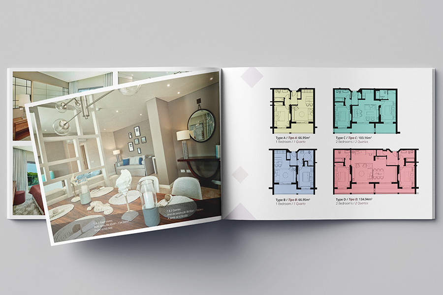 Formosa Park Apartments brochure pages including floor plans