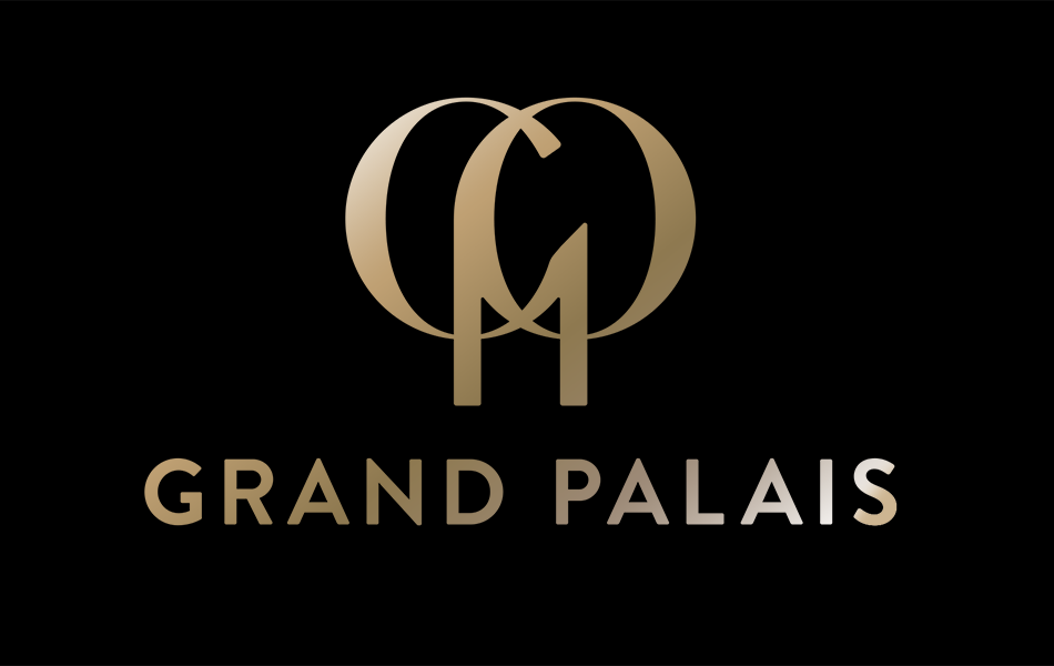 Grand Palais gold effect logo
