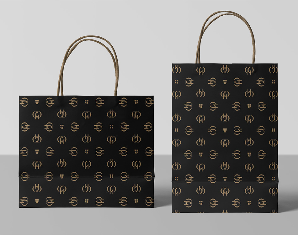 Grand Palais branded paper shopping bags