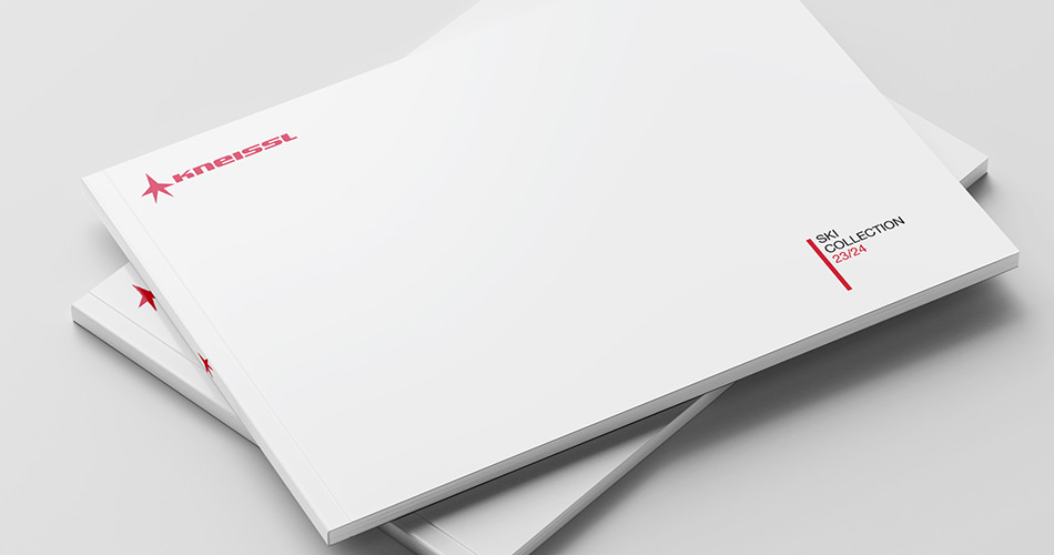 Kneissl product brochure cover design