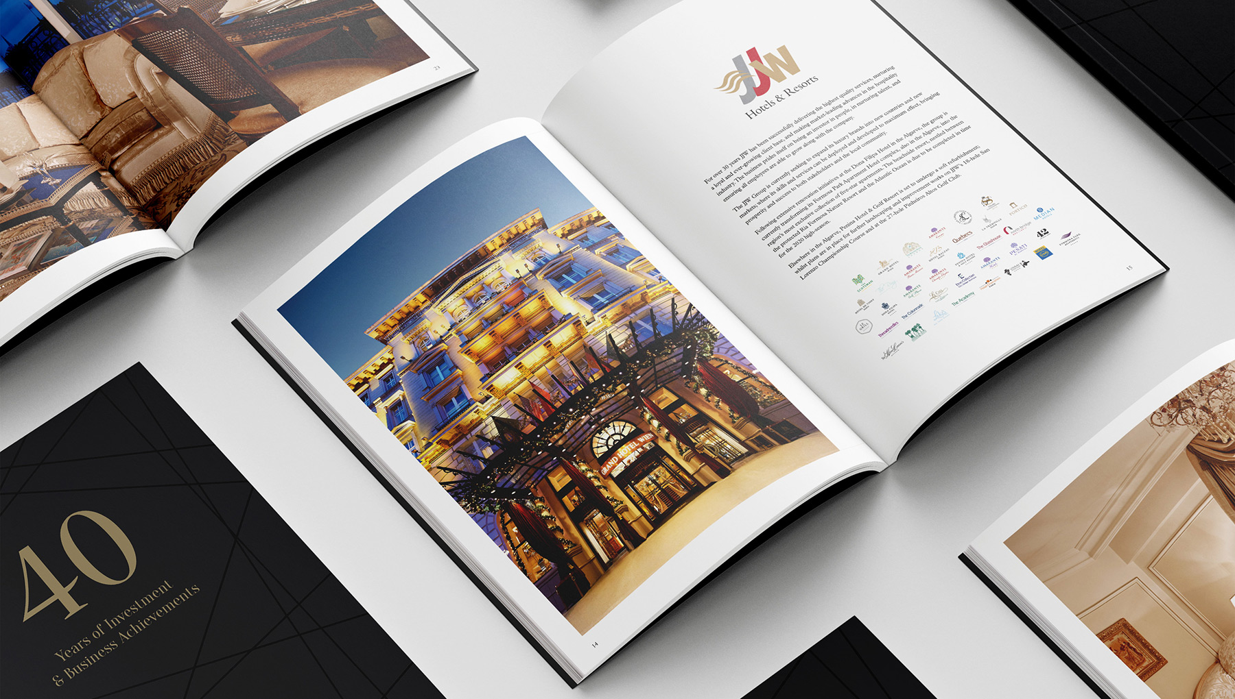 MBI anniversary book JJW open pages compilation