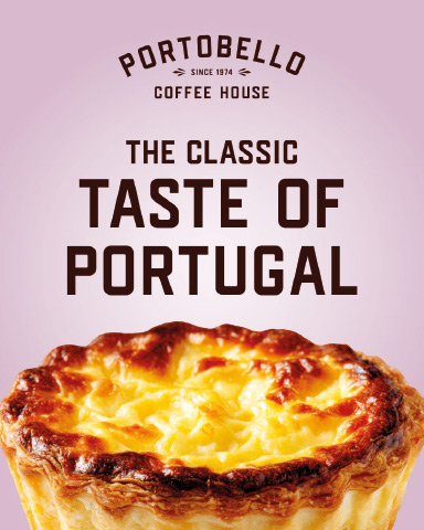 Portobello Coffee House digital campaign marketing for social med - taste of Portugal
