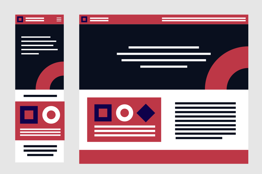 Illustration of Website Design & Development service
